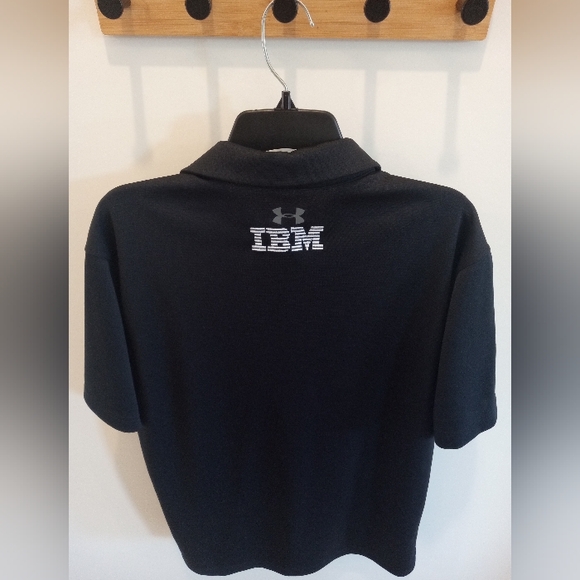 Under Armour IBM Men's Golf Shirt L - Picture 2 of 3